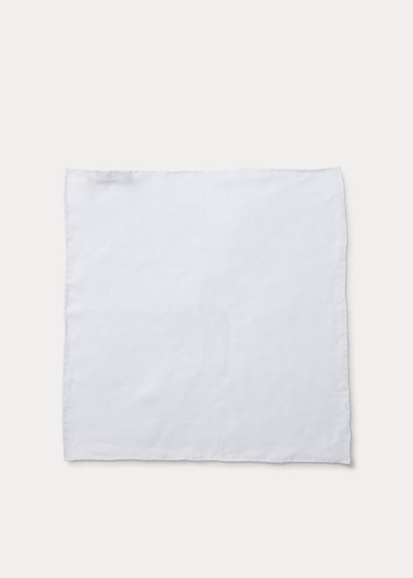 Men's Ralph Lauren Linen Pocket Square | 412897MQY